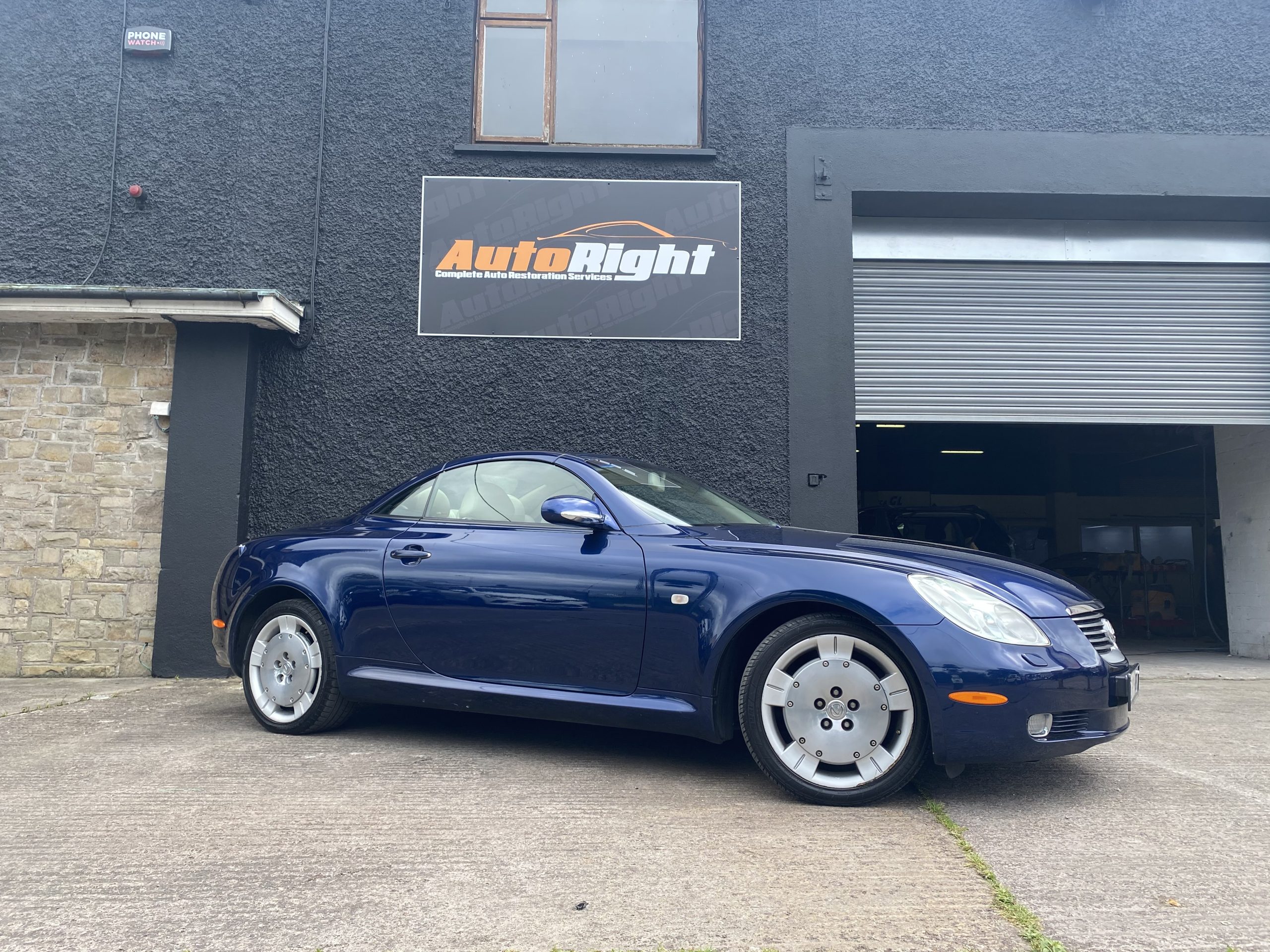 Lexus 430 paintwork after multi-stage machine paint correction in Cork